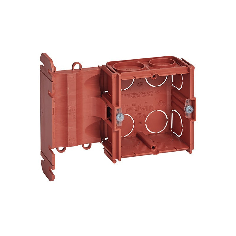 LEGRAND - Flush Mounting Box Batibox, Depth 40mm, 1 Gang, Installed on Frame, Masonry