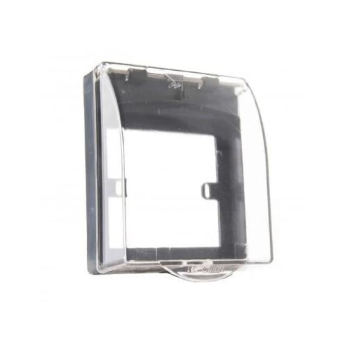 غطاء مفتاح كهربائي - مقاس 14x7 - شفاف