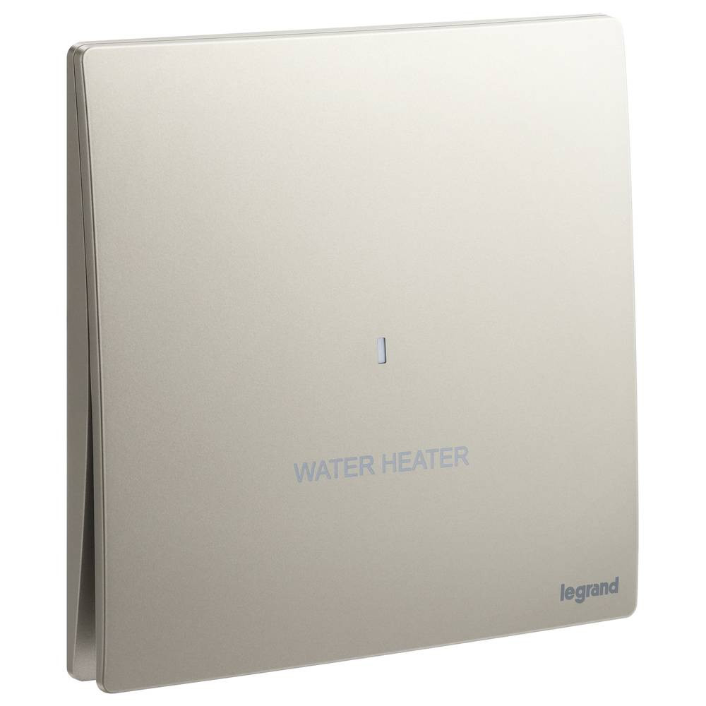 Legrand - Malia Heater Switch - 20 A - 250 V - With Water Heater Label - Beige