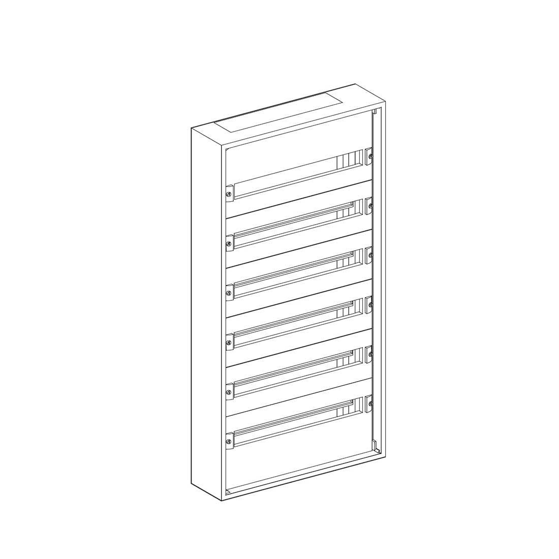 SCHNEIDER - Wall-Mounting Enclosure 6 Rows Prisma Pack 160 IP30