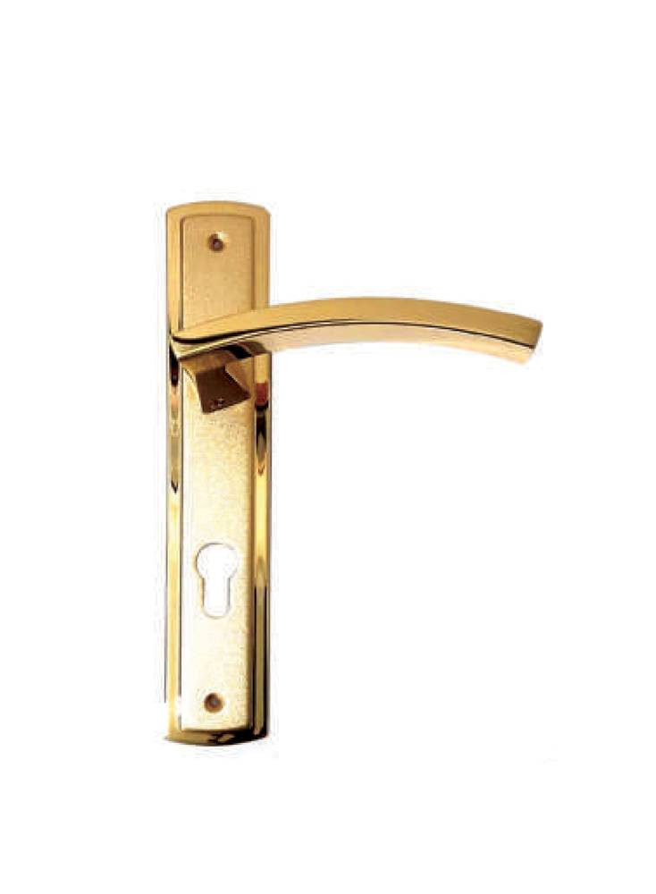 Kale Door Handle Matte Gold/Gloss Gold Model 1040