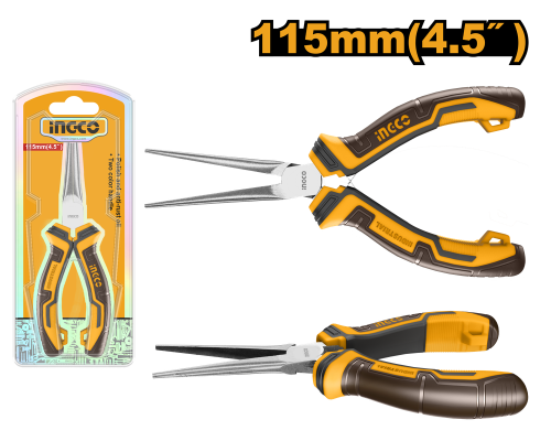 Mini needle nose pliers 4.5"/115mm زرادية بوز طويل 4.5 بوصة