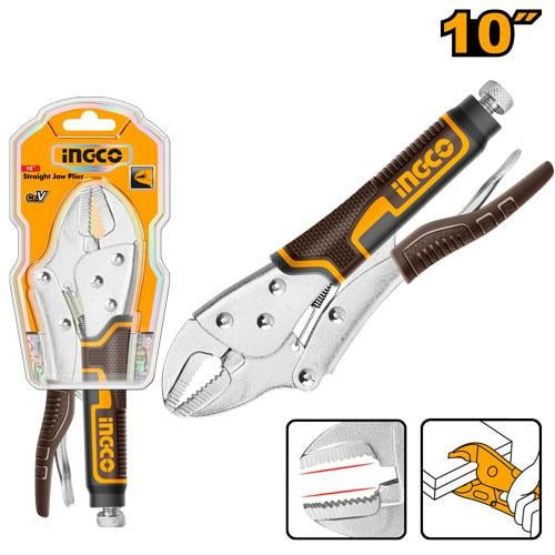 Straight jaw plier 10" زرادية كلابة كبس 10" راس مستقيم
