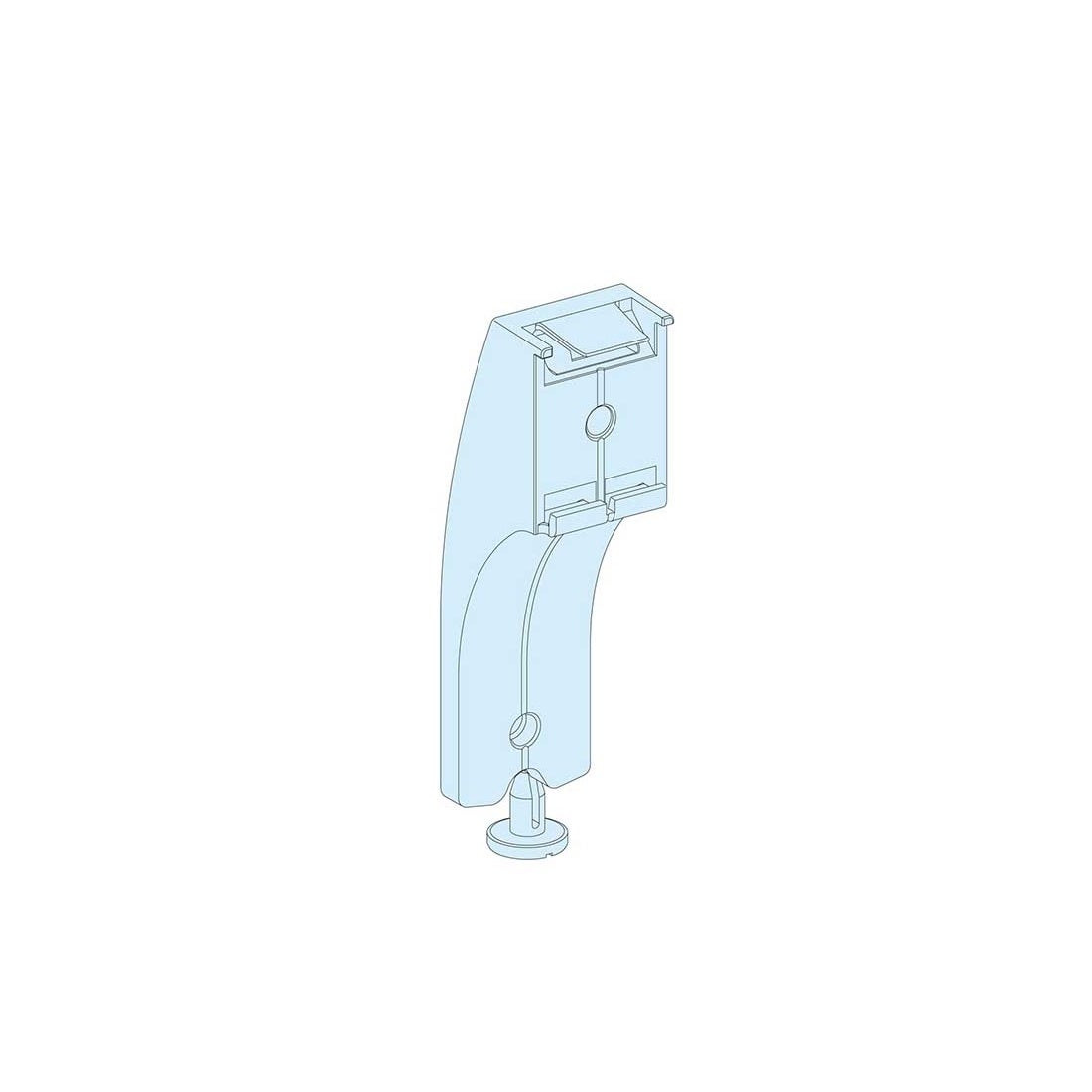 شنايدر - إكسسوار لوحة خدمة - 12 CABLE DUCT SUPPORTS - HORIZONTAL