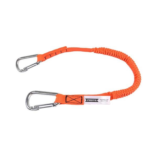 PROTO - Elastic Lanyard, 2 Stainless Steel Carabiners, 45"