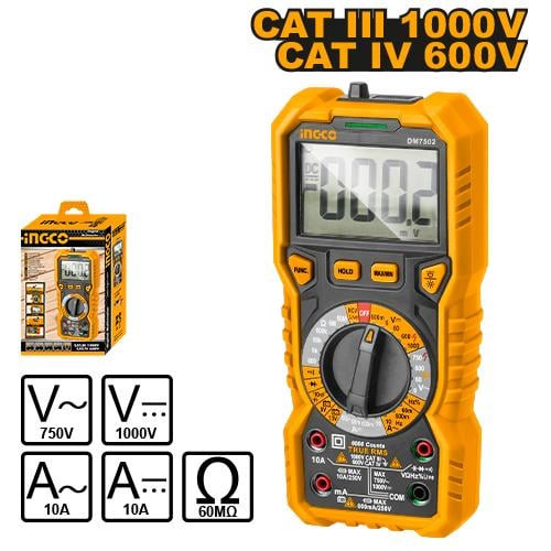 Digital multimeter 1000Vجهاز قياس رقمي 1000 فولت