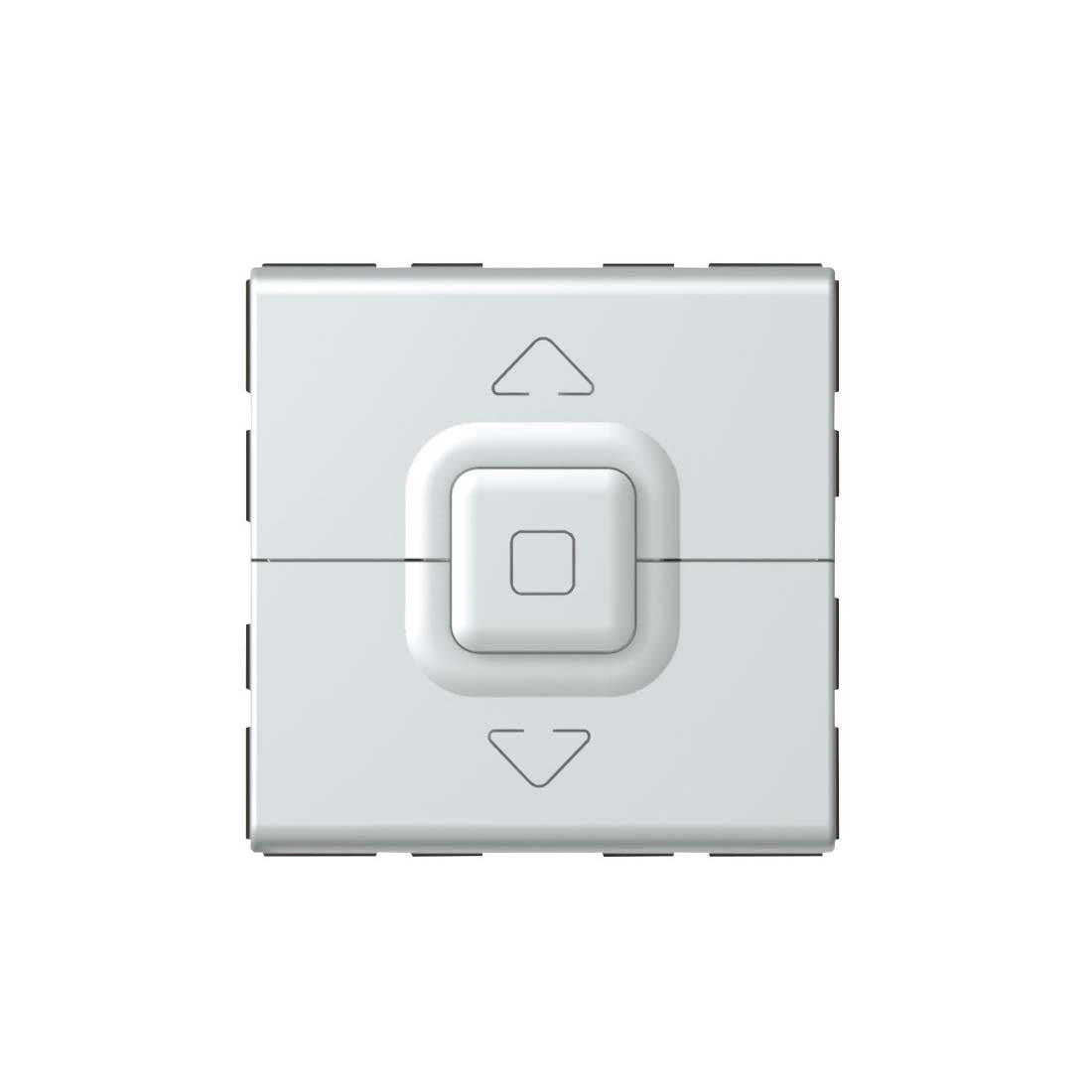 LEGRAND - Roller Blind Switch Mosaic, for 500 W Max. Blind, 2 Modules, Aluminum