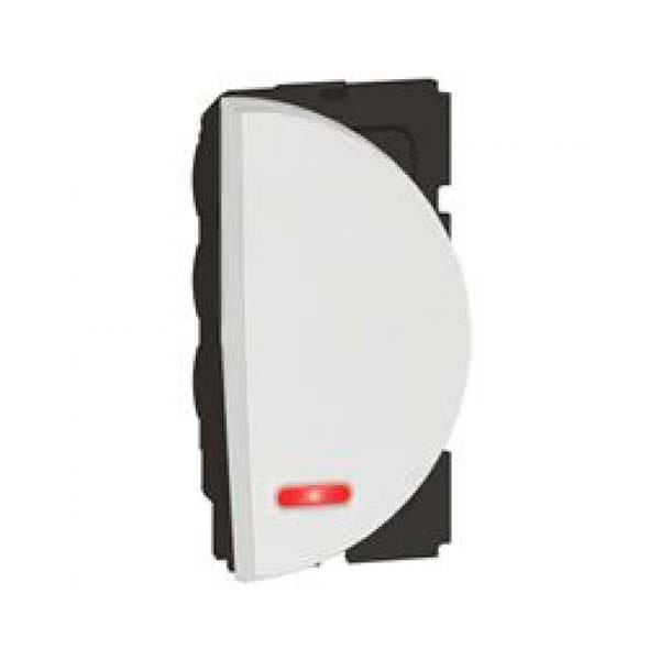 LEGRAND - 2-Way Switch Arteor, with Indicator, 20A, Round, 1 Right Module, White