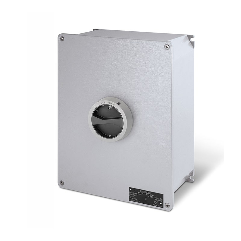 SCAME - Enclosed Switch Disconnector, 100A, 3P+N, IP65, 315x410x150mm, K1, IK10, General, Grey/Black, High Wiring Capacity