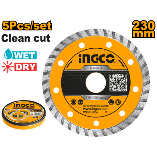 Diamond disc 230(9")X22.2/1PCSدسك قص جرانيت 9" مسكر 230 ملم السعر بالحبة