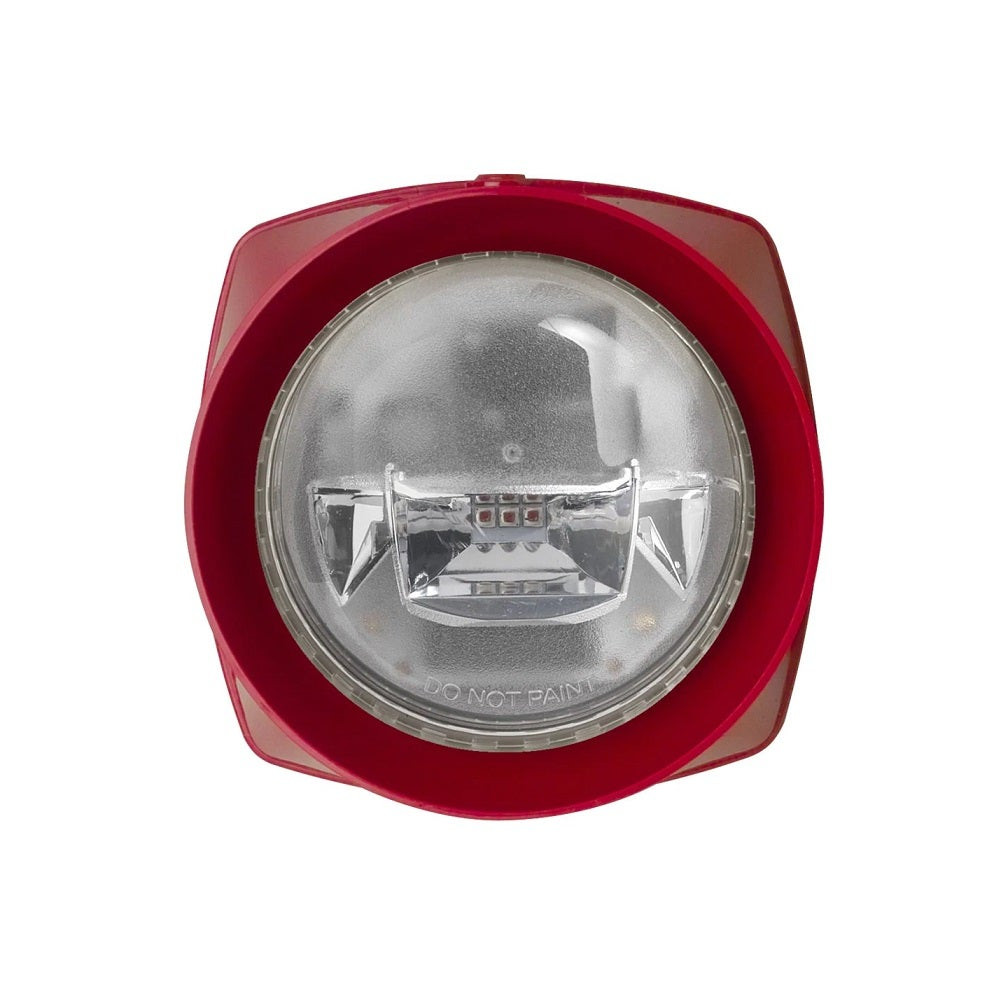 ESSER - IQ8Alarm Plus/F Visual Alarm Device, Red Fash, Red
