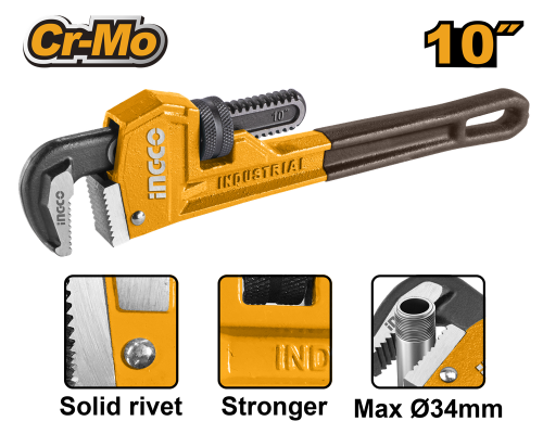 Pipe wrench 10" مفتاح انابيب انجليزى صناعي 10 بوصة