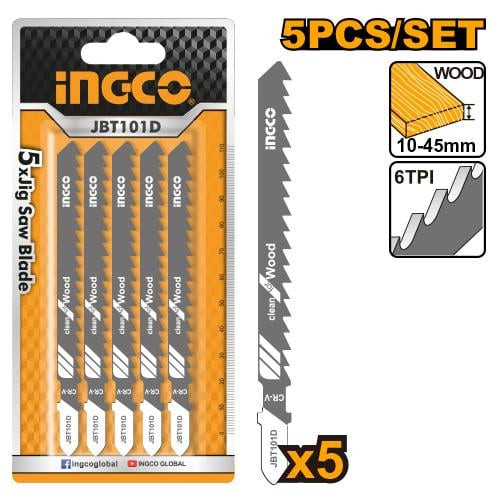 Jig saw 74mm Higher quality, longer lifeشفرة منشار خشب 5 قطع هاى كواليتى