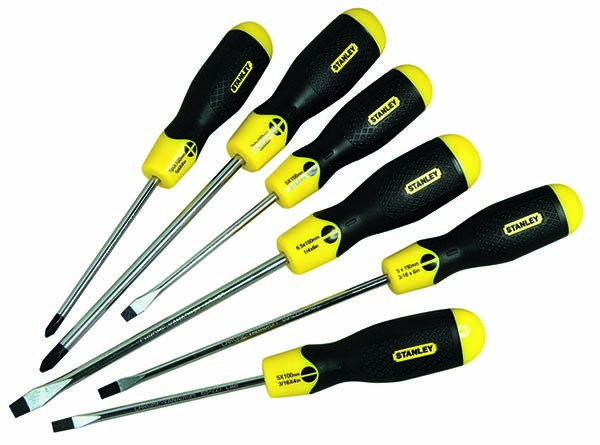STANLEY, Cushion Grip 6Pc S/Driver Set Para/Ph/Fl