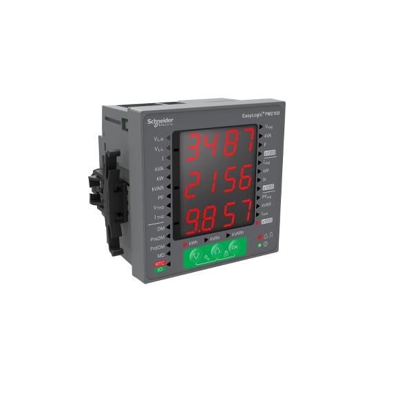 SCHNEIDER - Pm2110 Power & Energy Meter, Class 1 Harmonic 75 Plus
