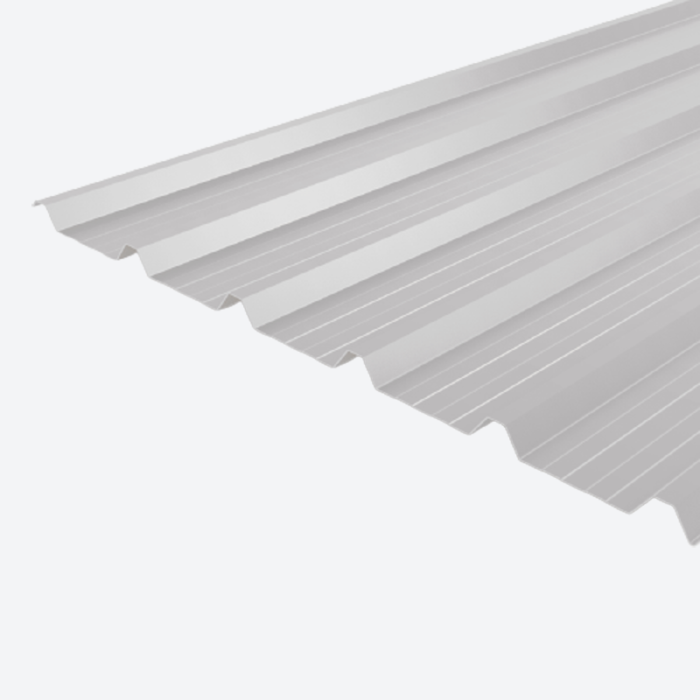 Shinko Zinc Sheet - Iron Coating: Pre-painted - Thickness (mm): 0.35 - Length (mm): 7000 - Color: White - Width (mm): 1000