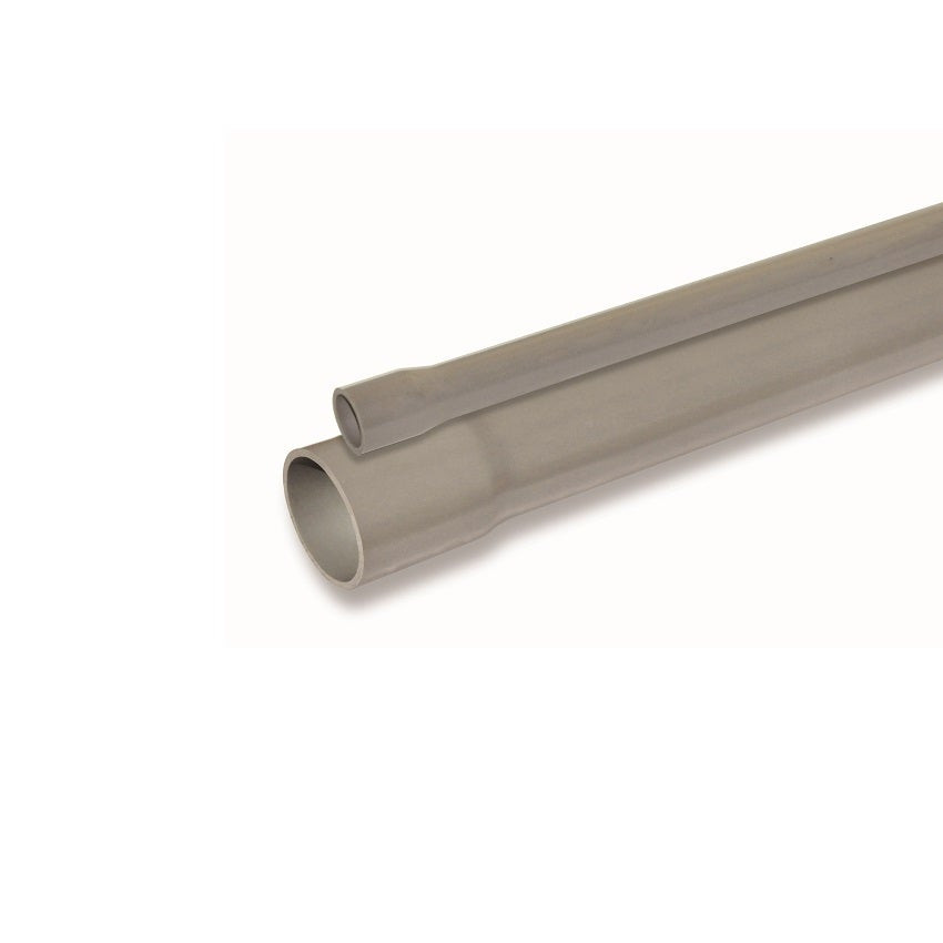 BAHRA CONDUIT - Conduit 4" x 4mm BS 3506-1969 Class-B, Grey 3000 mm