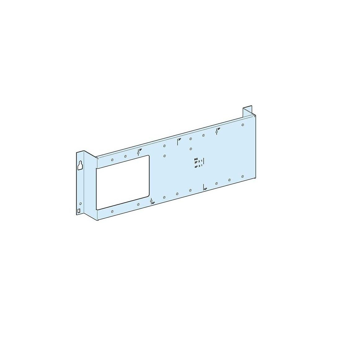 SCHNEIDER - Mounting Plate NS x /CVS/Vigi/Ins 250 V. Fixed Toggle
