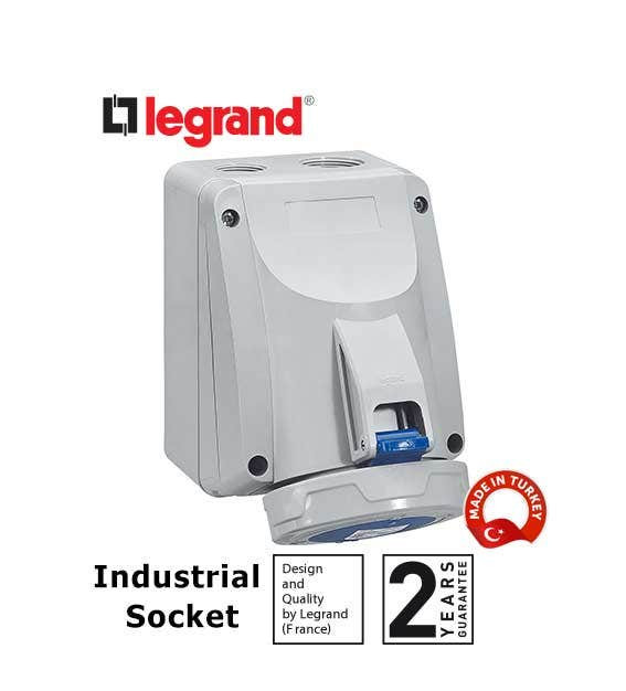 ليجراند - فيش صناعي ظاهر P17, IP66/67, 200/250 V~, 32 A, 2P+E