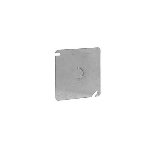 CROUSE HINDS - Cover 4" Square Flat 1/2" KO, #TP478
