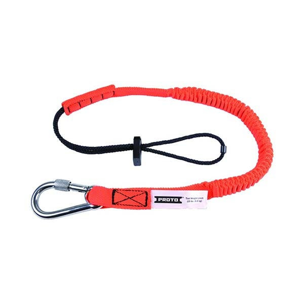 PROTO - Elastic Lanyard, 1 Screw Gate Carabiner, 32"