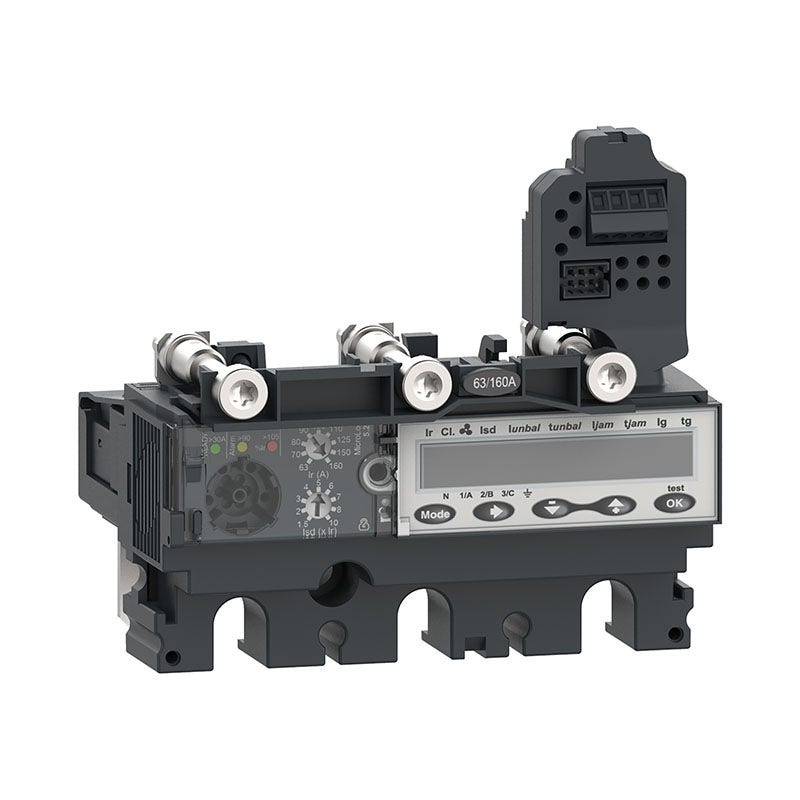 SCHNEIDER - Trip Unit MicroLogic 5.2 E for ComPacT NSX 160/250 Circuit Breakers, Electronic, 160A, 3P 3D