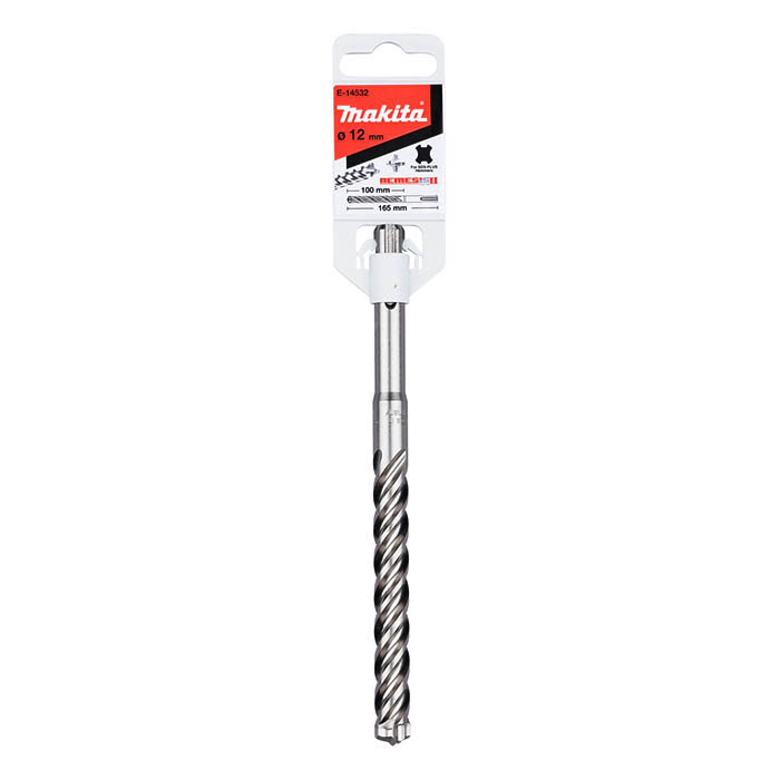 Rotary Hammer Drill Bit, Nemesis 2 SDS-PLUS, 12mm x 160mm