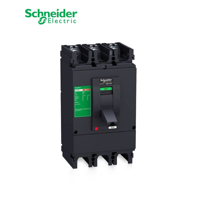 SCHNEIDER - MCCB Breaker, EasyPact EZC630H, 3P, 400A, 50kA 400/415V, TMD Trip Unit