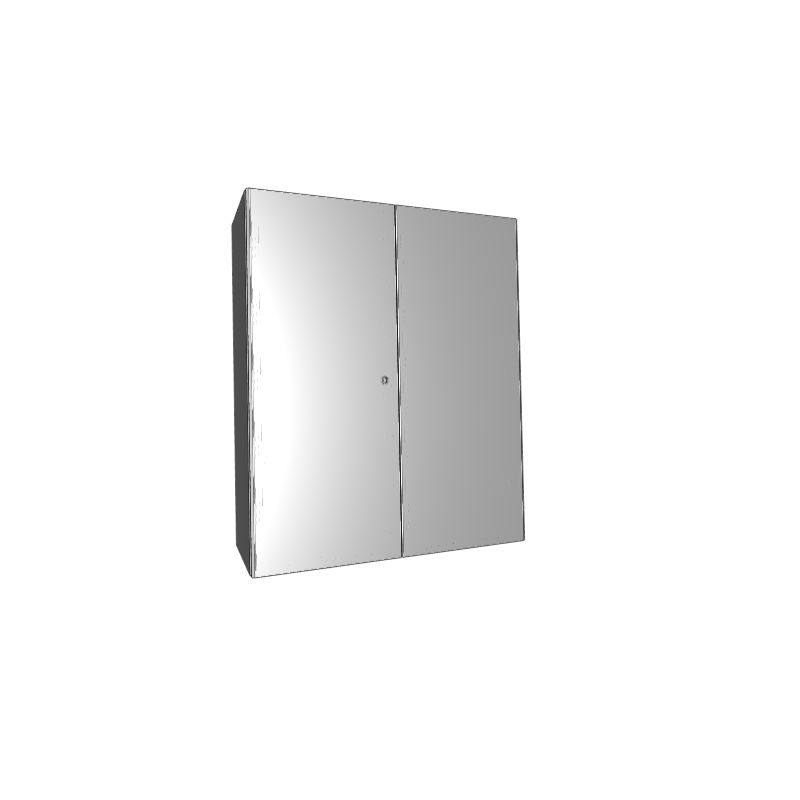 SCHNEIDER - Enclosure 2000 x 1600 x 400mm, 2-Door With Plate