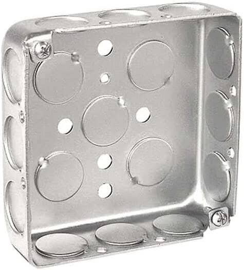 ITCC - Square Box, 4", 1 1/2" Deep 3/4" KO
