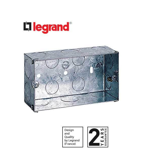 LEGRAND - Box MTL 2G Dep. 48mm, (7x14) Flush