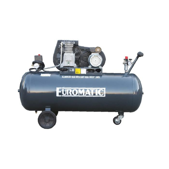 Air Compressor, 200 LTR, ALUMINIUM HEAD - ( GRAY COLOR), Made in Italy