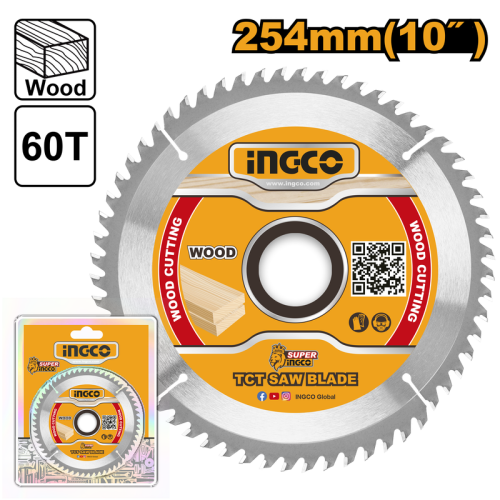 TCT saw blade Wood cutting 254mm(10") 60T ديسك خشب صناعى 10 " 254ملم