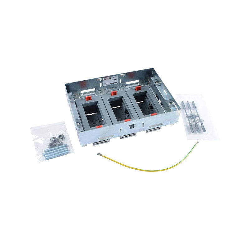 LEGRAND - Flush Floor Box Support Kit, for Sockets in Adjustable Horizontal Position, 12 (3x4) Modules