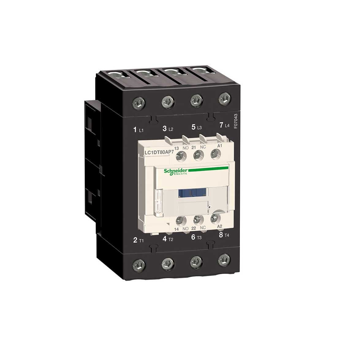 SCHNEIDER - Contactor 80A 4P Ac1 220V 50/60