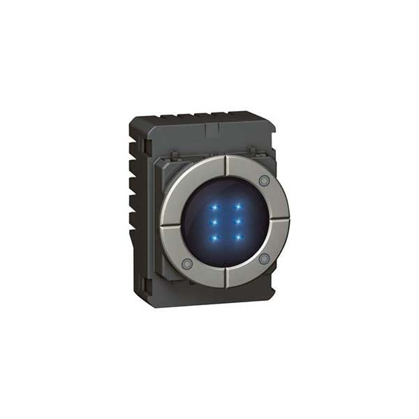ليجراند - مفتاح أرتيور ثنائي القطب - 3x1000 وات LED - دائري - 2 موديول - مغنيسيوم
