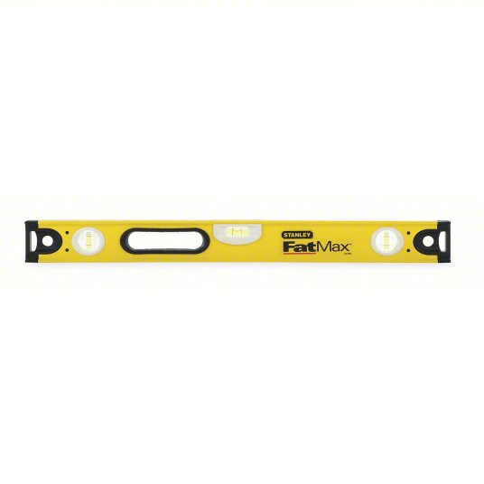 Magnetic I Beam Level Aluminum, 72 Inch, 3 Vials