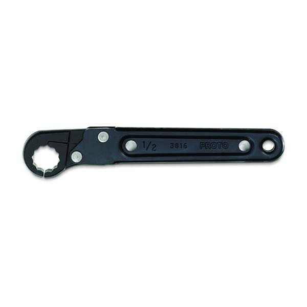 PROTO - Ratcheting Flare-Nut Wrench, 1/2", 12 Point