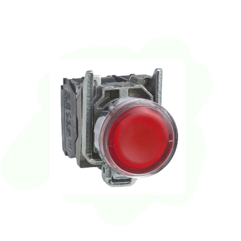 SCHNEIDER - Pushbutton Illum. Led, 230-240V, Red