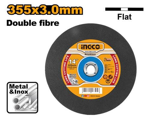 Abrasive metal cutting disc 355(14")x22.2x3.0mm ديسك قص حديد 14" 355 ملم