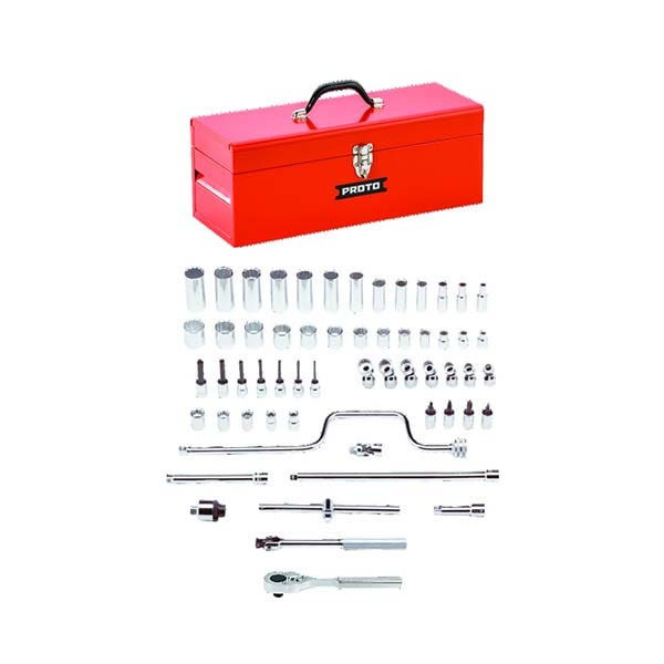 PROTO - 3/8" Drive Combination Socket Set, 58 Pieces, 12 Point
