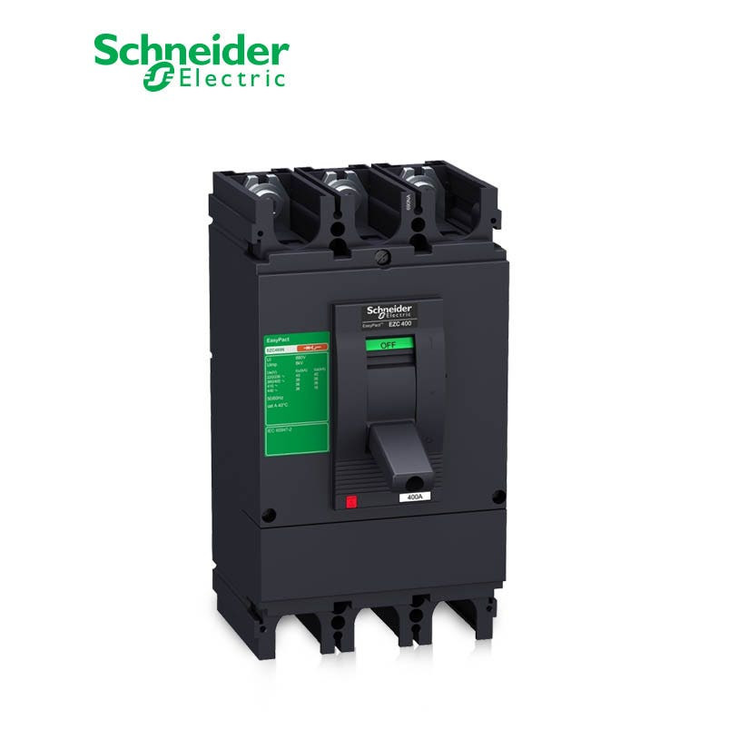 SCHNEIDER - MCCB Breaker, EasyPact EZC400H, 3P, 400A, 50kA 400/415V, TMD Trip Unit