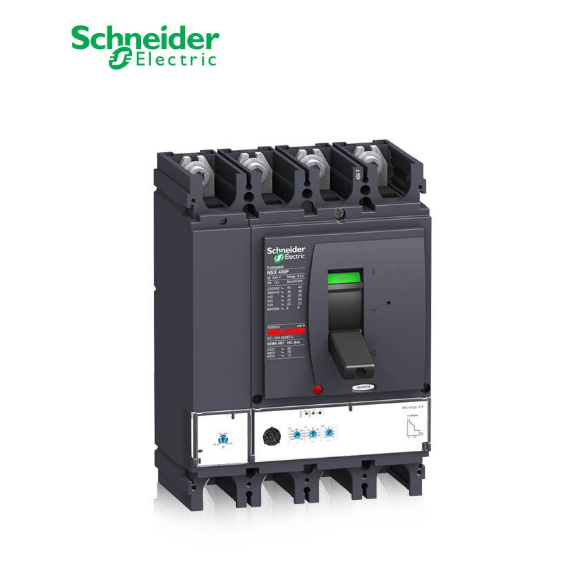 شنايدر - قاطع رئيسي 400 أمبير - ComPact NSX400H, 4P 4d, 70kA at 415 VAC, MicroLogic 2.3 Trip Unit 400A