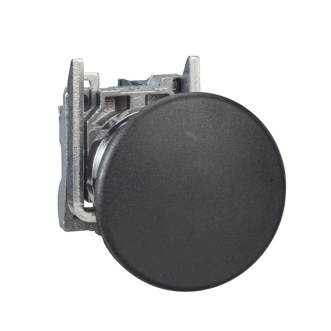 SCHNEIDER - Black ˜40mm Complete Pushbutton ˜22 Spring Return 1No "Unmarked"