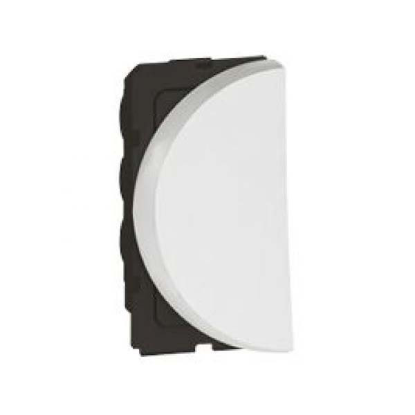 LEGRAND - 2-Way Switch Arteor, 20A, Round, 1 Left Module, White