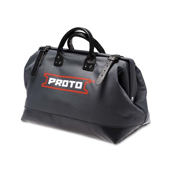 PROTO - Professional Heavy-Duty Reinforced Tool Bag with Vinyl Bottom, 20"