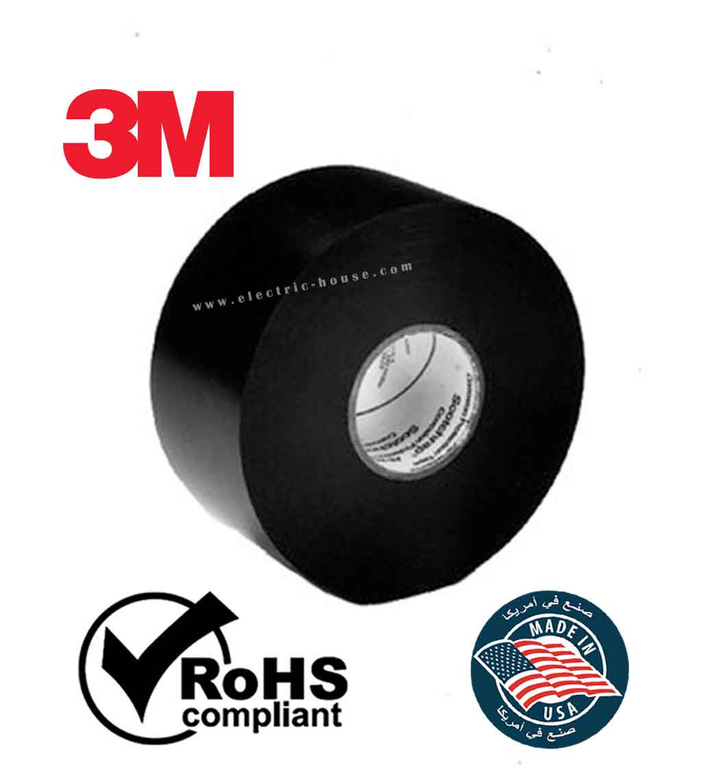 3M - Scotchrap, Vinyl Corrosion Protection Tape 50, Unprinted, 2 Inch x 100 Feet, Black