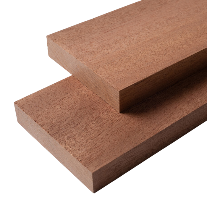 Sapele Mahogany Wood - 2 Inch - Plain - Ghana
