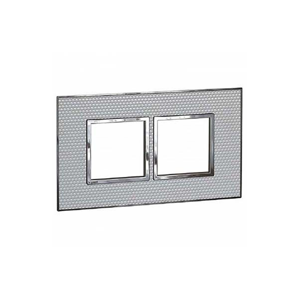 LEGRAND - Plate Arteor, BS, Square, 4 Modules, 2 Gang, Signature Cube