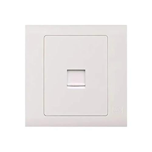 فيش كمبيوتر 1G/RJ45/CAT6 من ام كى - أبيض - MV428WHI